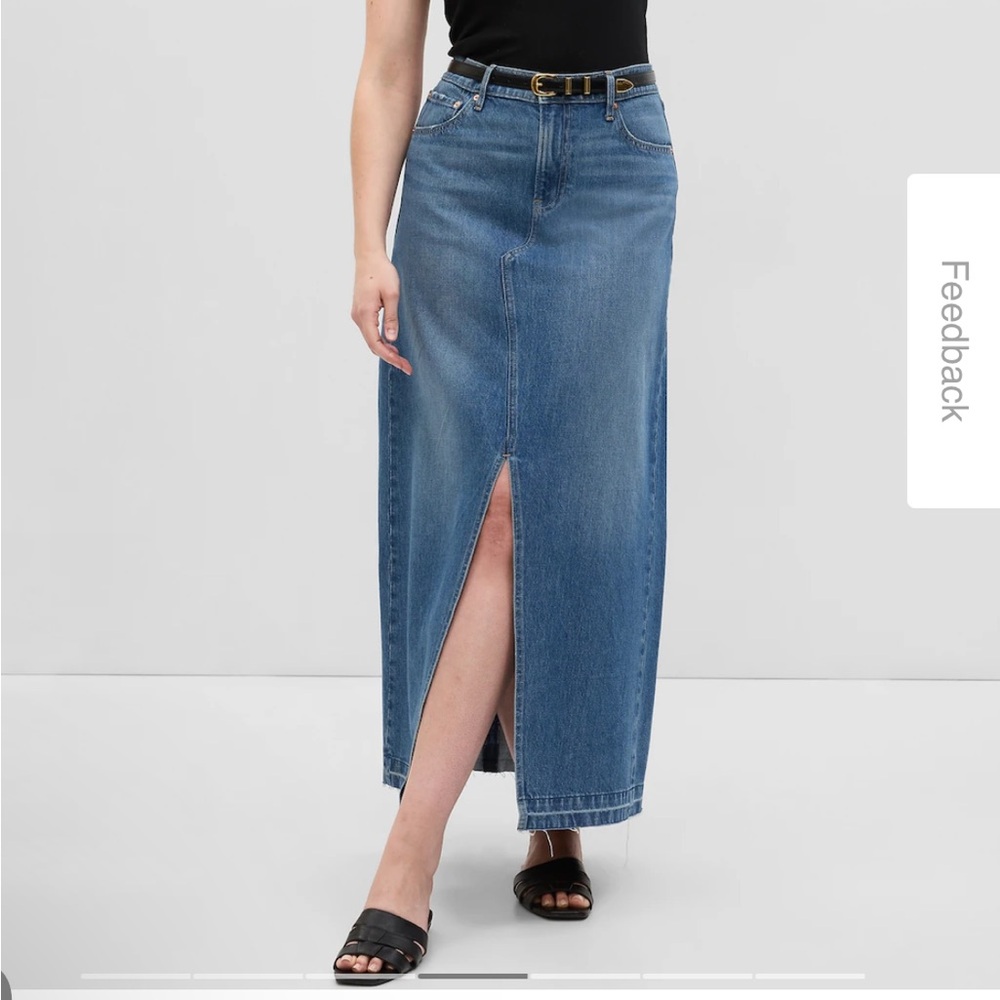 Gap Denim Maxi Skirt